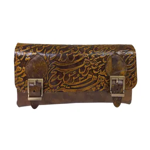 کیف دوشی زنانه سرزمین چرم مدل دو سگک کد 301362