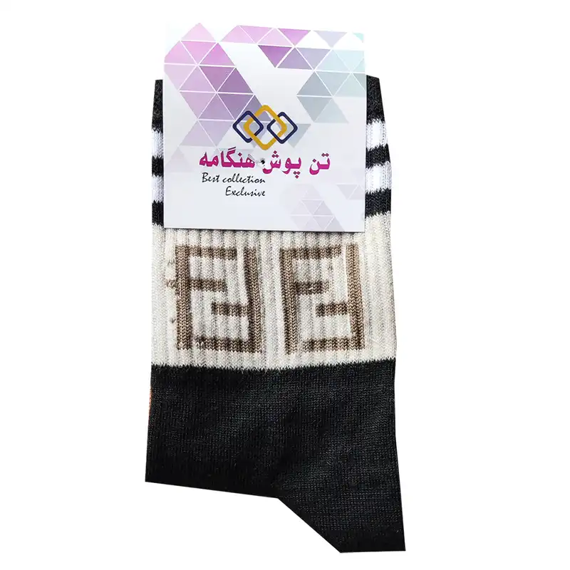 جوراب ساق بلند زنانه مدل کش اسپرت دوخط کد Bl004