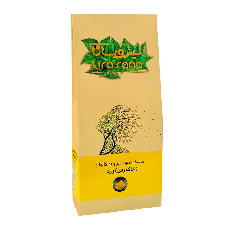 ماسک صورت لیروسانا مدل کائولن خاک رس وزن 100 گرم