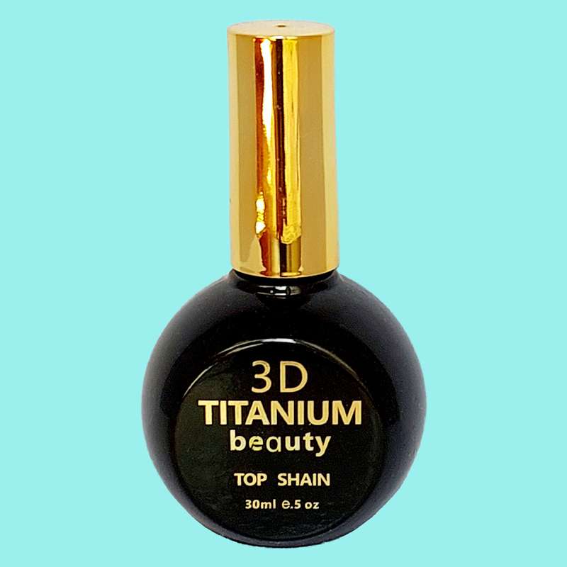 تاپ کت ناخن تیتانیوم مدل BEAUTY تاپ کت ناخن تیتانیوم مدل BEAUTY