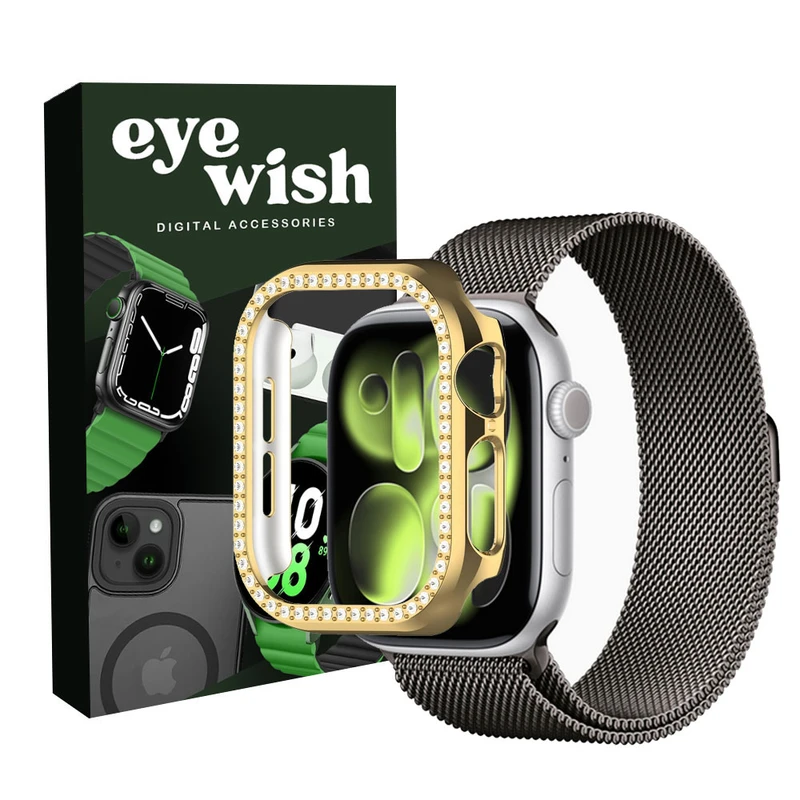 کاور آی ویش مدل Diamond Bumper مناسب برای اپل واچ سایز 42 میلی متری سری 11