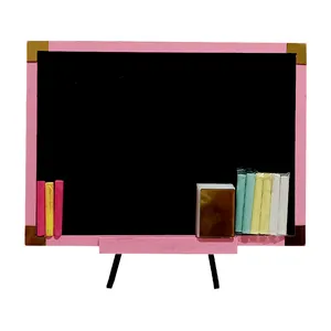  تخته سیاه مدل کلاسیک سایز 40x30 سانتی متر به همراه سه پایه و تخته پاک کن و گچ