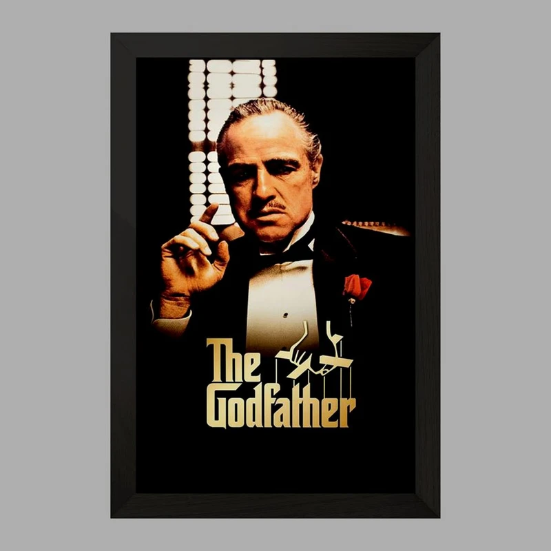 تابلو خندالو مدل پدرخوانده The Godfather  کد 10154