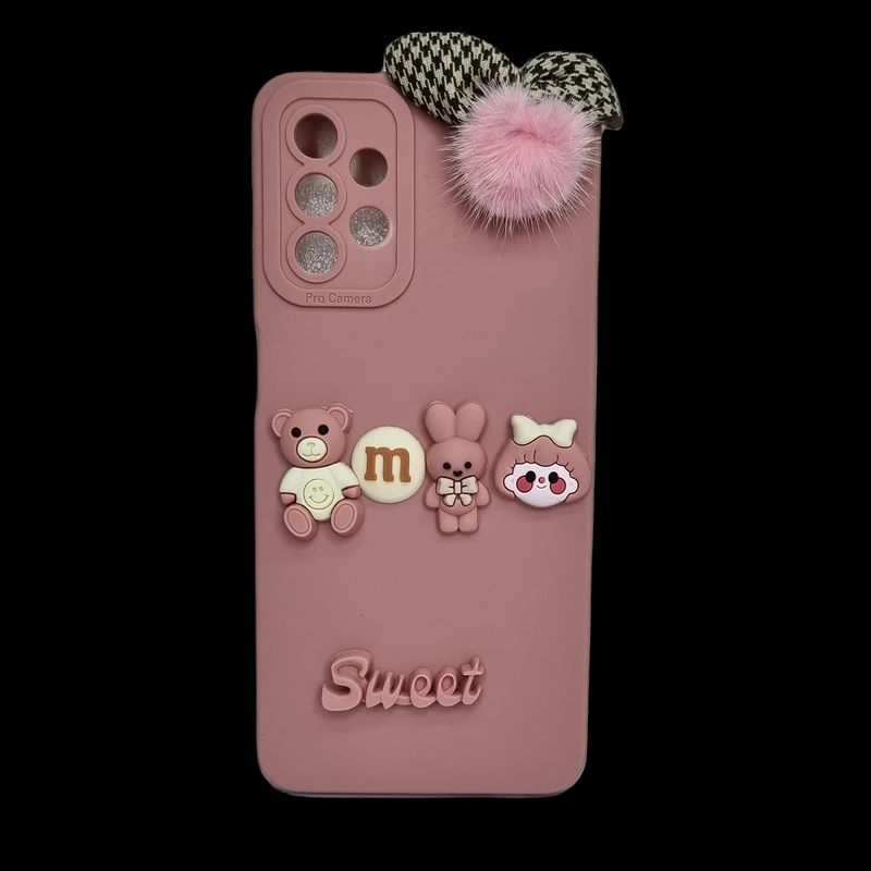 کاور طرح عروسکی برجسته مدل sweet مناسب برای گوشی موبایل سامسونگ Galaxy A32 4G