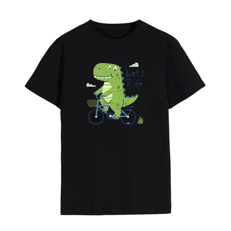 تی شرت لانگ آستین کوتاه زنانه مدل تمساح دوچرخه سوار