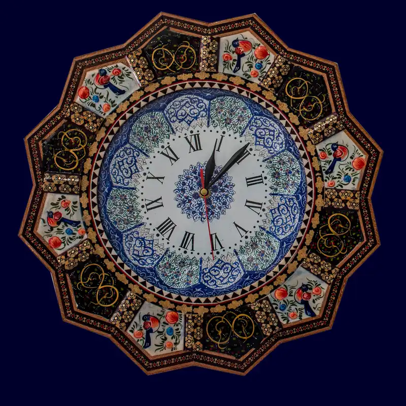 ساعت خاتم کاری مدل خورشیدی