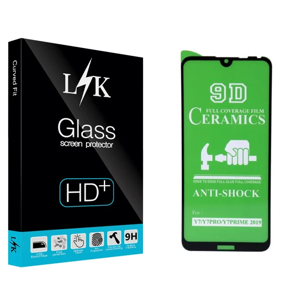 محافظ صفحه نمایش سرامیکی ال کی مدل +LITE مناسب برای گوشی موبایل هوآوی Y7/Y7PRO/Y7PRIME 2019