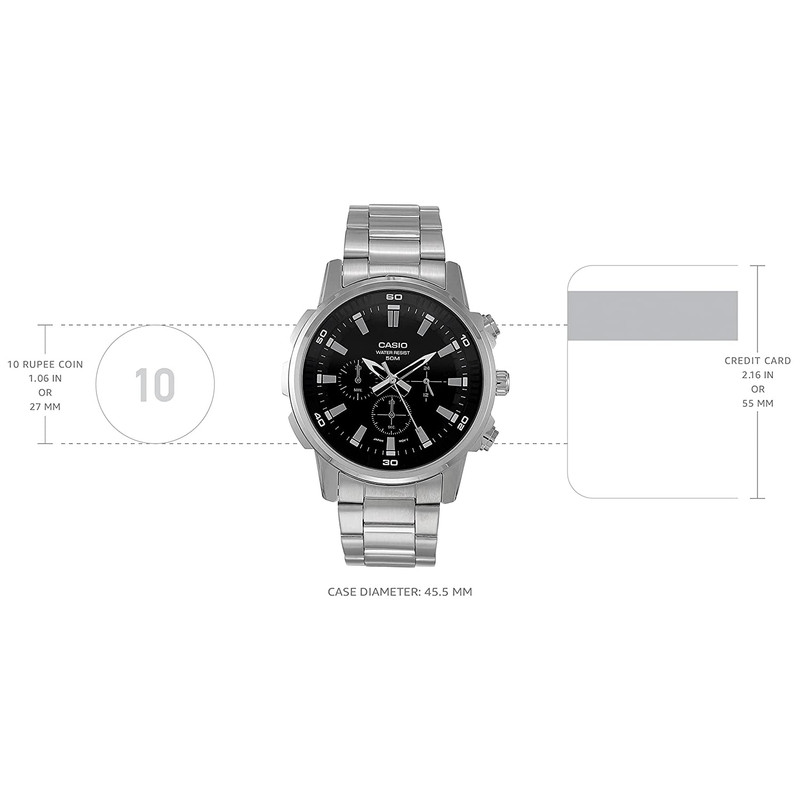 ساعت مچی عقربه‌ای مردانه کاسیو مدل MTP-E505D-1AVDF