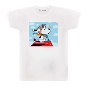 تی شرت بچگانه پرمانه طرح اسنوپی کد pmt.3664