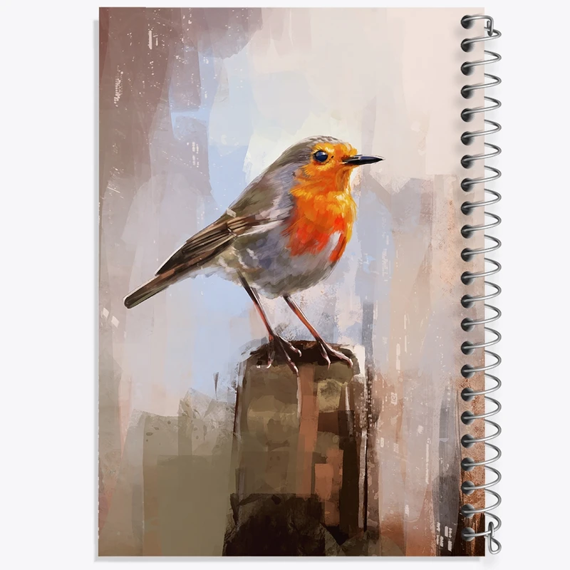 دفتر مشق 100 برگ خندالو طرح پرنده کد F1300