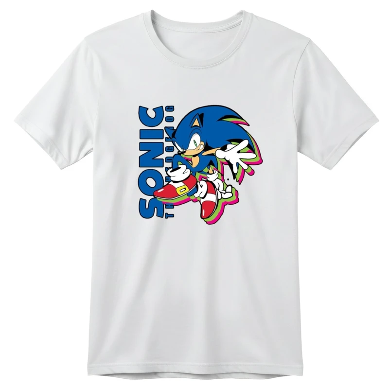 تی‌شرت آستین کوتاه بچگانه مدل سونیک کد 04 