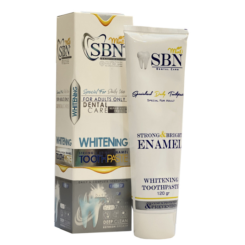 خمیر دندان اس بی ان مدل WHITENING-COMPLETE CARE وزن 120 گرم مجموعه 2 عددی خمیر دندان اس بی ان مدل WHITENING-COMPLETE CARE وزن 120 گرم مجموعه 2 عددی