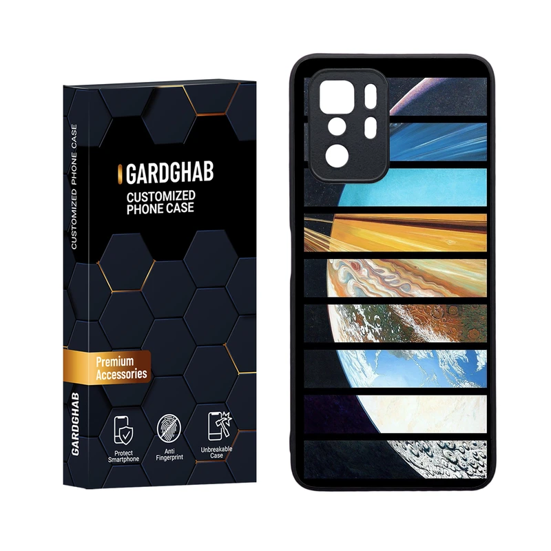 کاور گارد قاب مدل دورژله ای کهکشان مناسب برای گوشی موبایل شیائومی Poco X3 GT / Redmi Note 10 Pro 5G