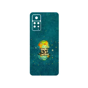 MAHOOT Collage of Earth Face Cover Sticker for Xiaomi Redmi Note 11 Pro Plus 5G  India