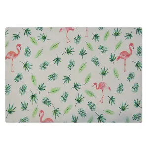 زیربشقابی هوم اند لایف مدل آراشید طرح فلامینگو