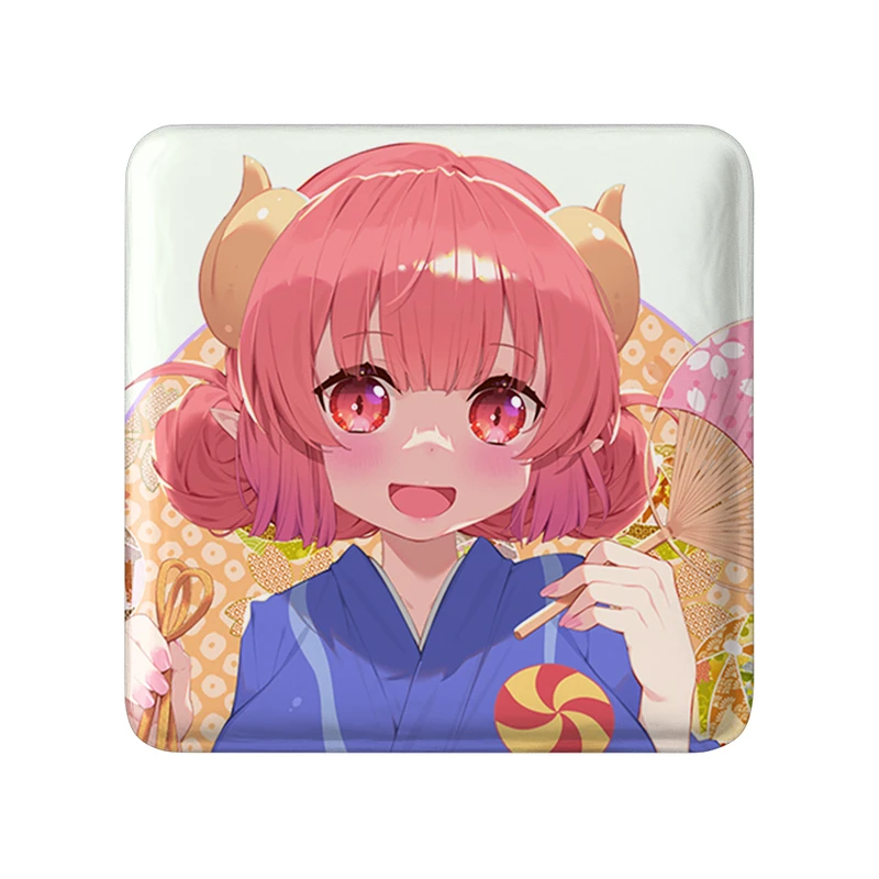 پیکسل خندالو طرح ایلولو انیمه اژدهای خدمتکار کوبایاشی مدل مربعی کد 36285