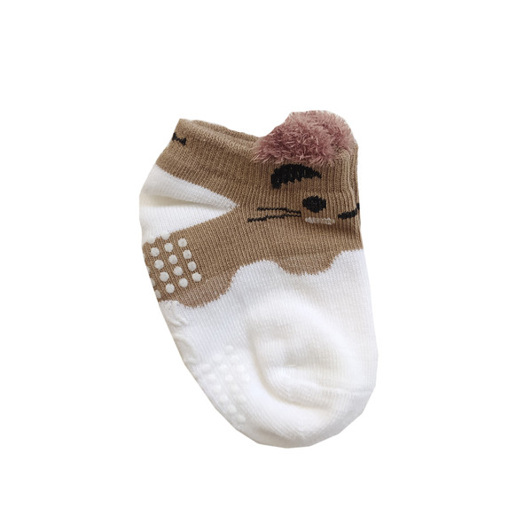 جوراب بچگانه لیمونار گالری مدل موش کف استپ دار