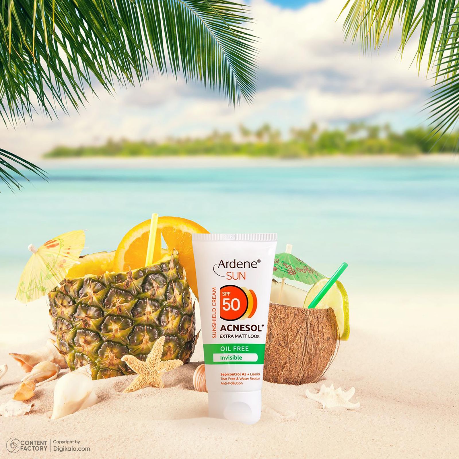 کرم ضدآفتاب آردن مدل  ACNESOL، حجم 50 میلی‌لیتر -  - 6