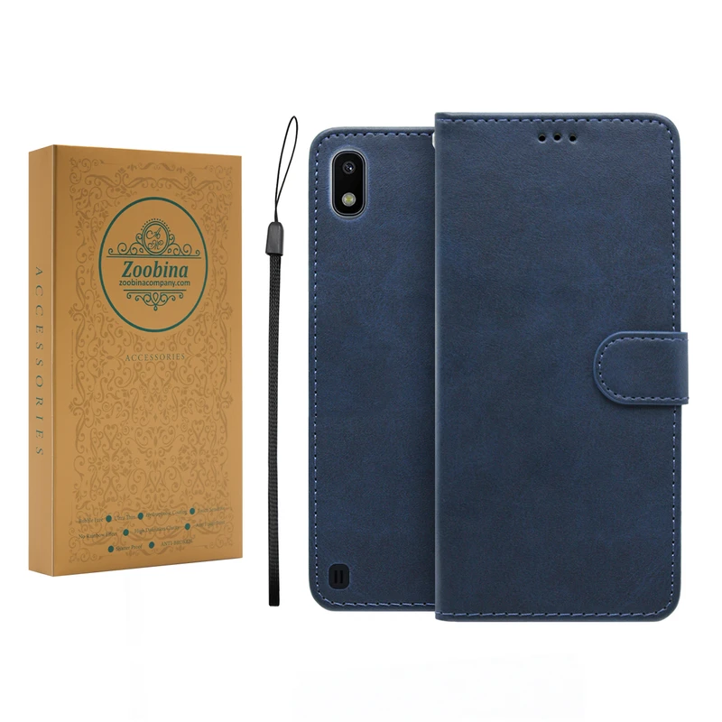  کیف کلاسوری زوبینا مدل Camel مناسب برای گوشی موبایل سامسونگ Galaxy A10 / M10