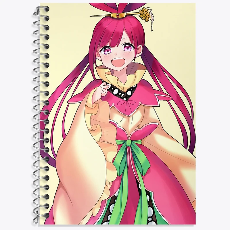 دفتر زبان 50 برگ خندالو مدل دو خط طرح کوگیوکو انیمه ماگی هزارتوی سحر و جادو کد 36046