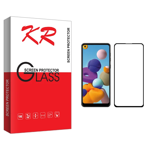 محافظ صفحه نمایش کی آر مدل +HD مناسب برای گوشی موبایل سامسونگ Galaxy A21