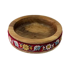 آجیل خوری چوبی مدل فرشینه