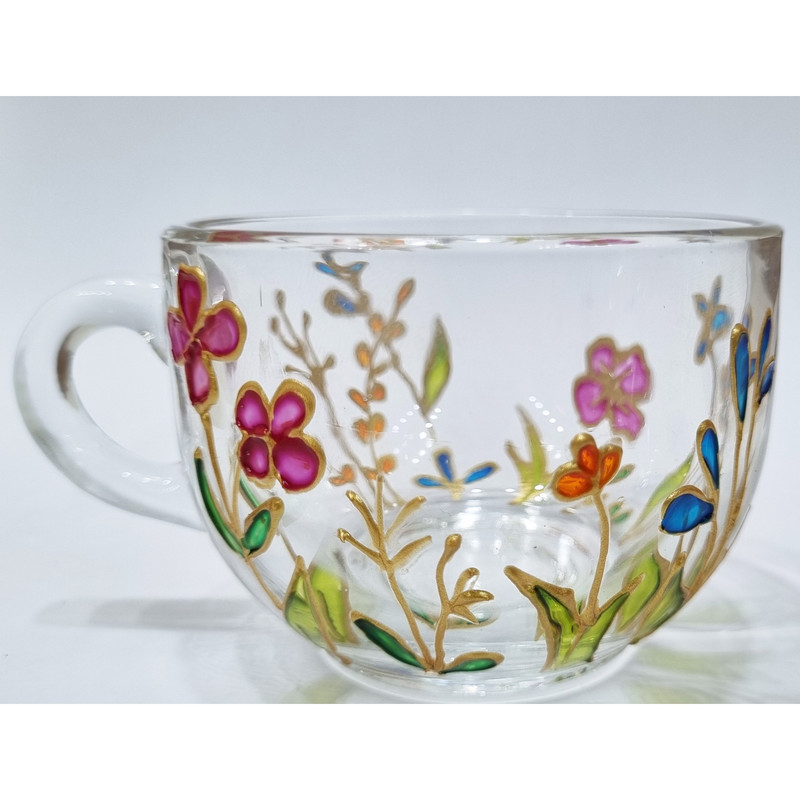 فنجان مدل باغچه