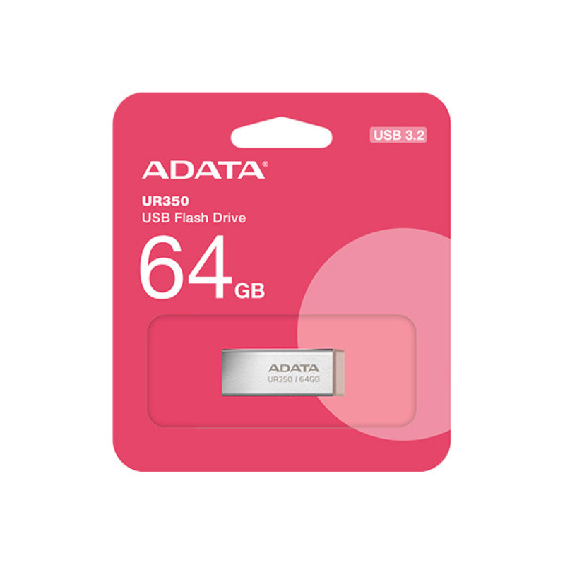 فلش مموری USB 3.2 ای دیتا مدل UR350 ظرفیت 64 گیگابایت