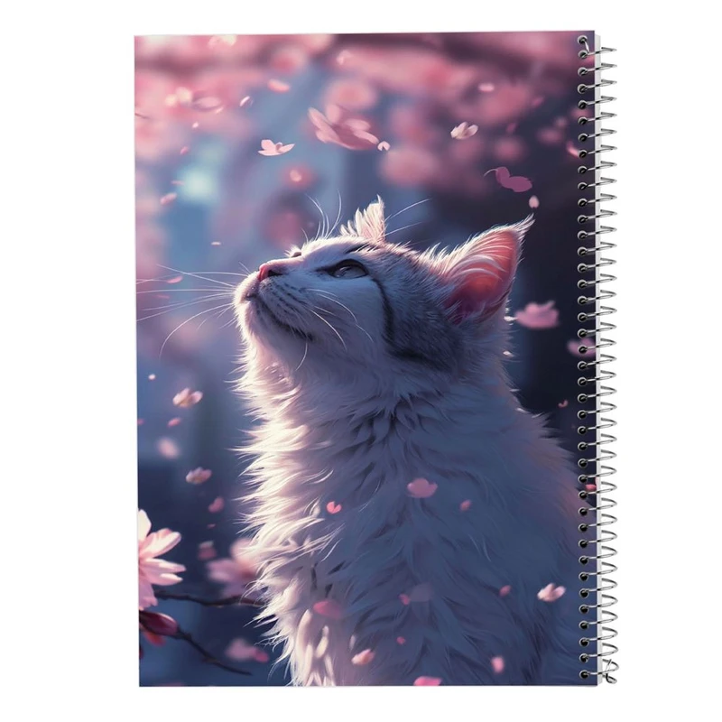 دفتر ژورنال نویسی 50 برگ مدوپد مدل نقطه ای طرح سگ و گربه کد DF17218