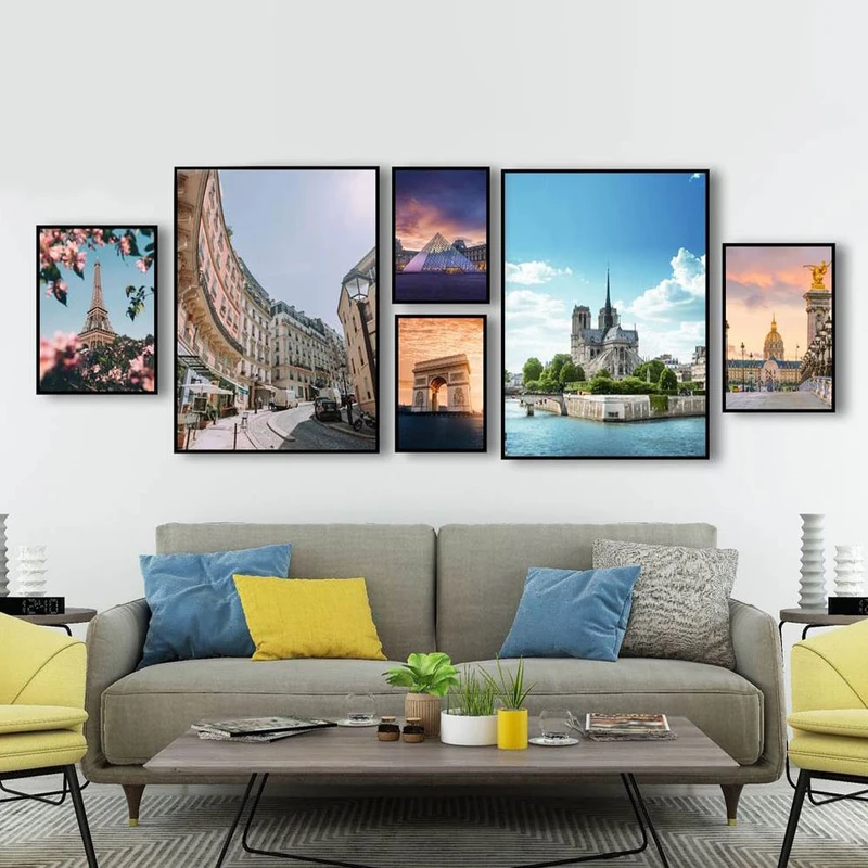 تابلو آتریسا طرح مدرن مدل AT00347 مجموعه 6 عددی