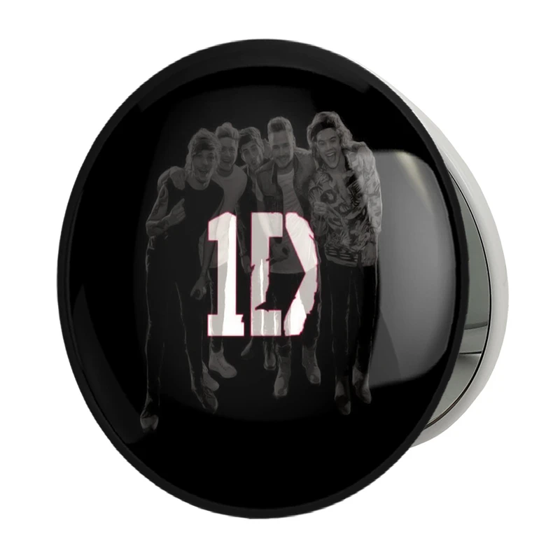 آینه جیبی خندالو طرح هری استایلز گروه موسیقی وان دایرکشن One Direction مدل تاشو کد 18978 