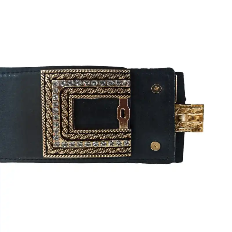 کمربند زنانه مدل کشی نگین دار