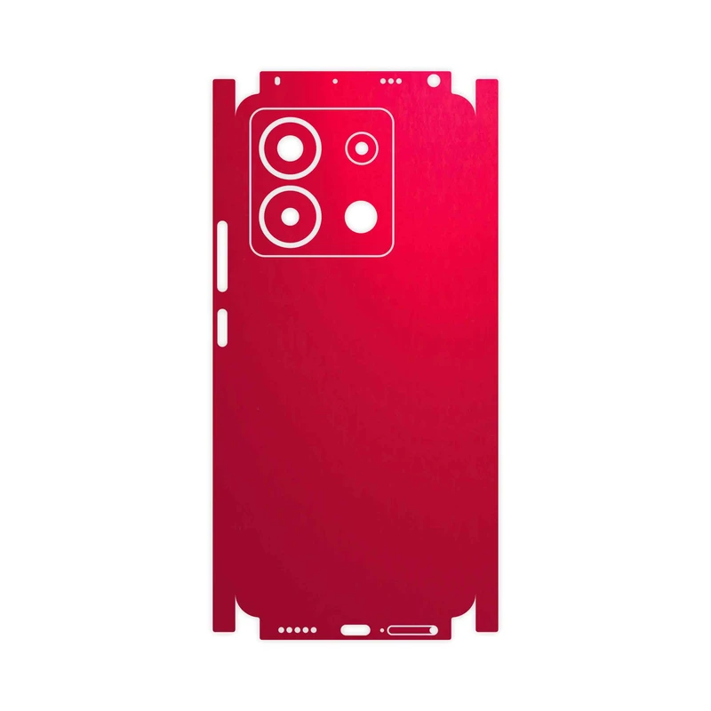 برچسب پوششی ماهوت مدل Matte-Warm-Red-FullSkin مناسب برای گوشی موبایل شیائومی Redmi Note 13 Pro 5G