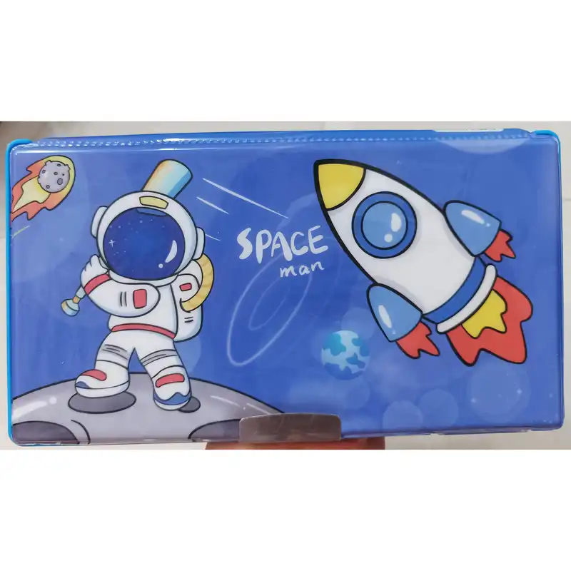 جامدادی مدل اسکوییشی دار طرح موشک و فضانورد کد 01