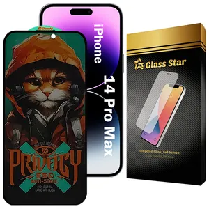 Glass Star CATPRVS Privacy Screen Protector For Apple iPhone 14 Pro Max