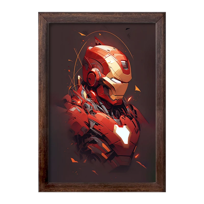 تابلو خندالو طرح مرد آهنی مارول (Marvel) کد F4757