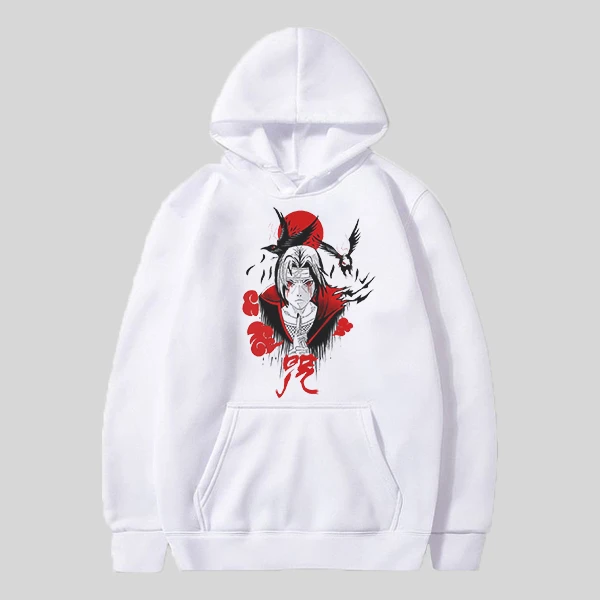 هودی مردانه مدل انیمه ای ناراتو شخصیت ایتاچی کد anm039