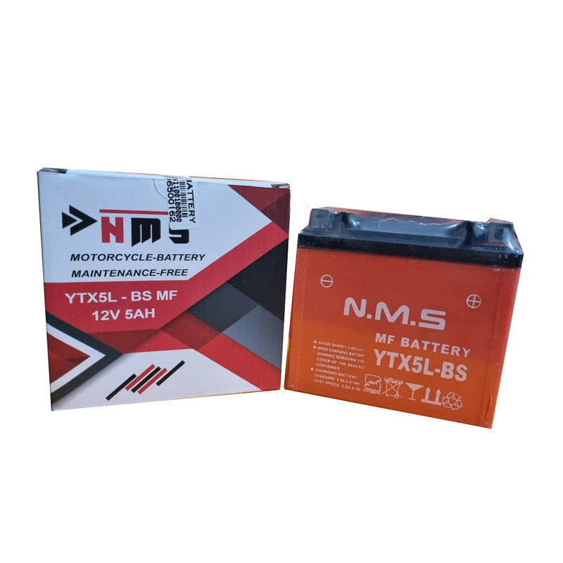 باتری موتورسیکلت ان ام اس مدل YTX5L-BS MF