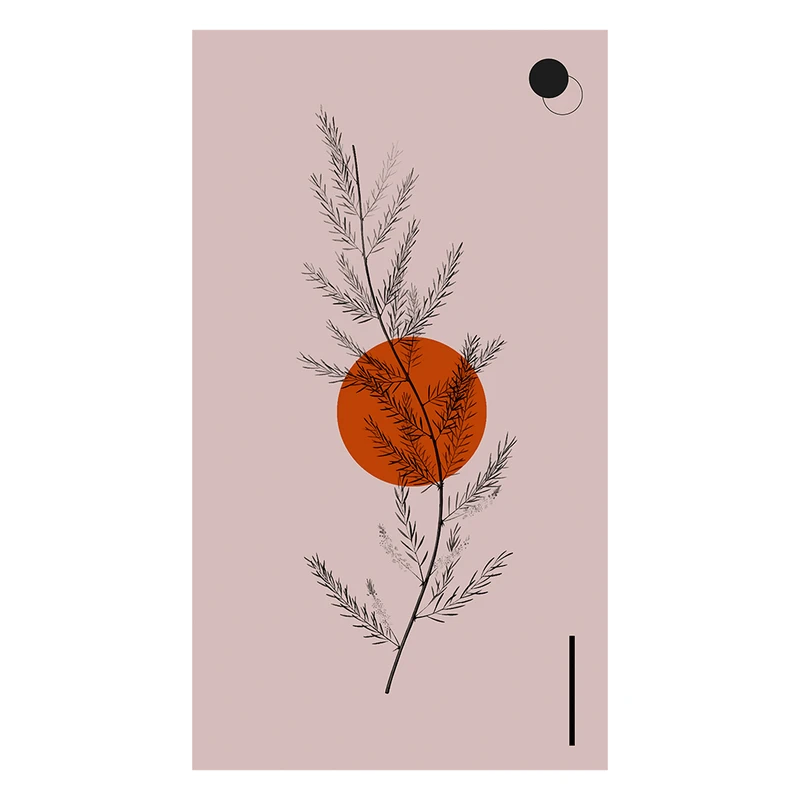 فرش پارچه‌ای مدل فرشینه طرح مینیمال شاخه کد AR3059198