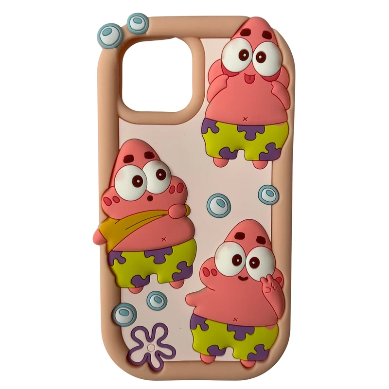 کاور مدل سیلیکونی طرح پاتریک کد 528 مناسب برای گوشی موبایل اپل iPhone 13 / 14 / 15