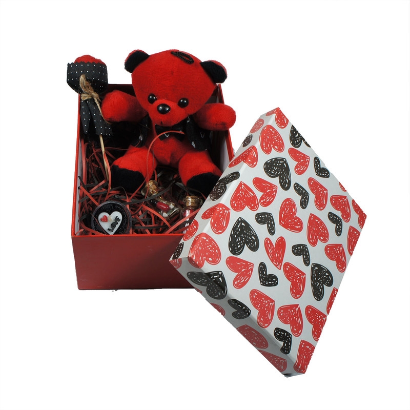 ست هدیه روز عشق مدل خرس کد TAN مجموعه 7 عددی