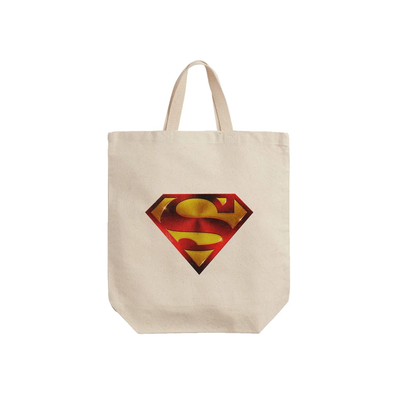 ساک خرید ترمه طراحان ایده مدل آرم سوپرمن کد cfp1335 - S