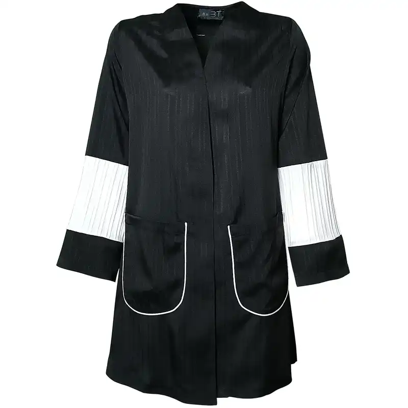 مانتو زنانه بی تی مدل ایوا کد Bl119 رنگ مشکی