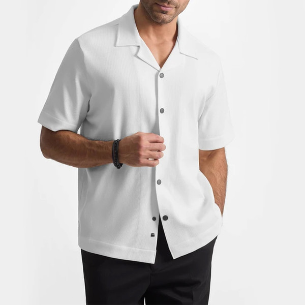 پیراهن آستین کوتاه مردانه کروم مدل 2420110