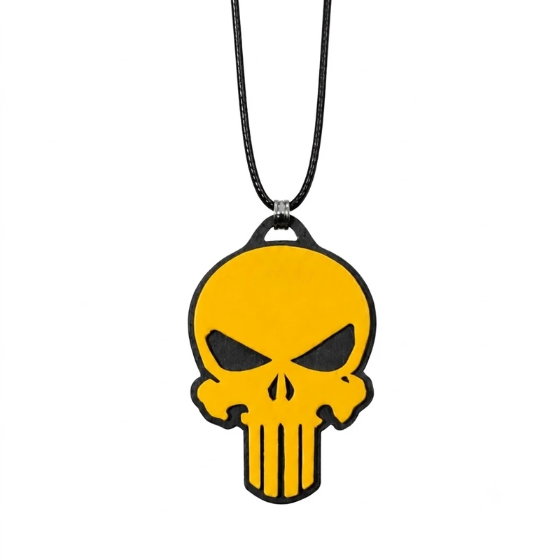 آویز تزئینی خودرو مدل punisher