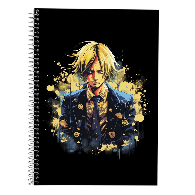 دفتر زبان 50 برگ مدوپد مدل سه خط طرح وان پیس One Piece کد DF11758