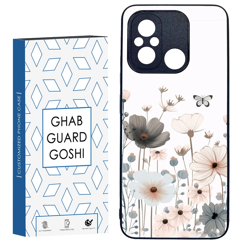 کاور قاب گارد گوشی طرح گل کد TPU-135 مناسب برای گوشی موبایل شیائومی REDMI 12C / POCO C55