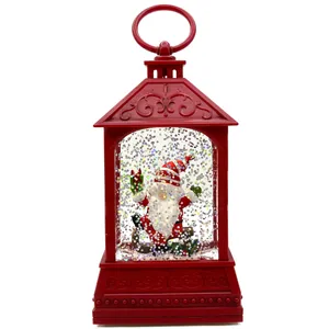 گوی مدل چراغدار بابانوئل طرح کریسمس کد S262