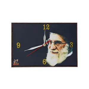 ساعت دیواری طرح رهبر معظم انقلاب سیدعلی خامنه ای 