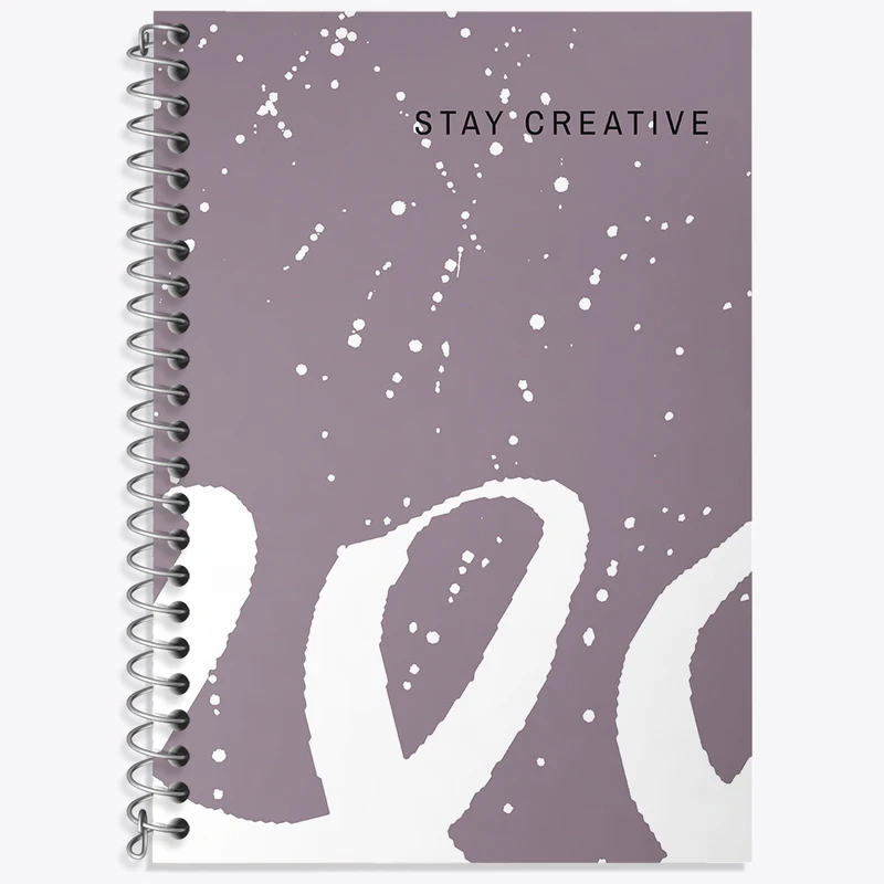 دفتر زبان 50 برگ خندالو مدل سه خط طرح فانتزی کد N1042